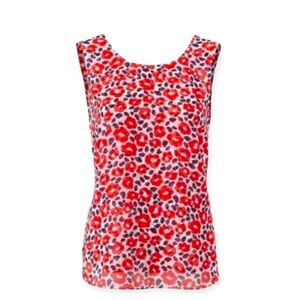 Cabi Flipside Floral Reversible Blouse